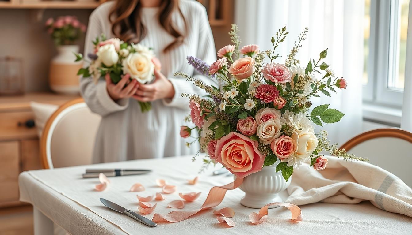 Seasonal flower arrangements